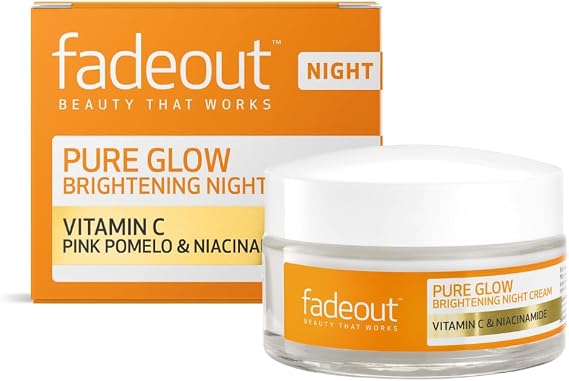 Fade Out PURE GLOW Brightening Night Cream | Soft & Refreshed Skin | 50ml