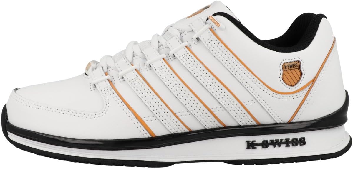 K-Swiss Rinzler 01235-185-M Men's Trainers White/Orange