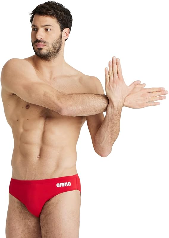 ARENA Mens Solid Team Swim Briefs
