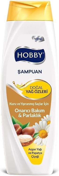 Hobby Şampuan Yağ Özlü Argan Yağı Ve Papatya 600 Ml
