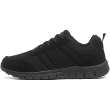 XL Mens Black Mesh Lace Up Trainer