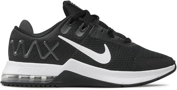 NIKE Air Max Alpha Trainer 4 Men's Trainers Sneakers Training Shoes CW3396 (Dark Grey/Black/White 001) UK8.5 (EU43)