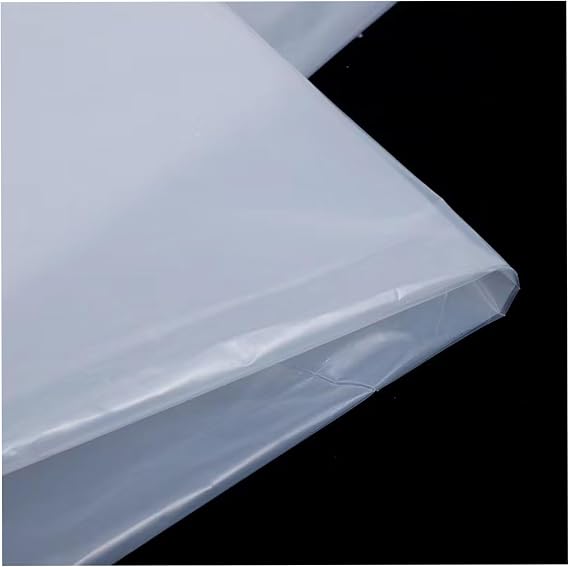 2M X 2M Heavy Duty Polythene Plastic Sheeting, Thickened Garden Grow Polythene Cover Sheets for Gardening Insulation and Building Rubble Protection