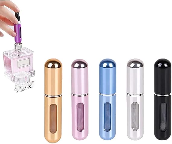 Bolivia's Parfüm sprey şişesi - 5ml Kapasiteli Yeniden Doldurulabilir Şişe, Kompakt ve Taşınabilir Tasarım, Seyahat ve Günlük Kullanım İçin İdeal, Çok Amaçlı Koku Pompası ile Pratik Çözüm