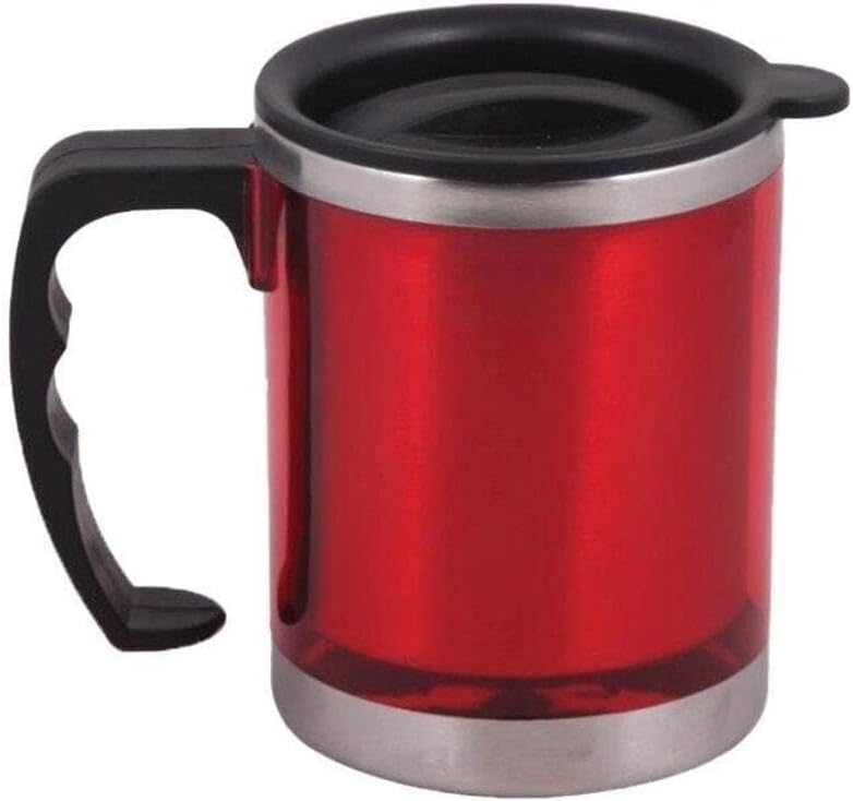 Termos Bardak Paslanmaz Çelik Kupa 400ML Kırmızı, mg-5765486378467234