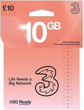 Three Mobile Pay As You Go SIM