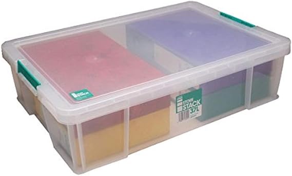 37 Litre Storage Box W680xD440xH170mm Clear RB75899