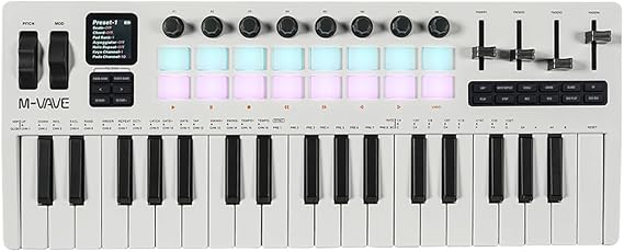 M-Vave SMK-37 Pro - Bluetooth midi-keyboard w/built-in FM Synth