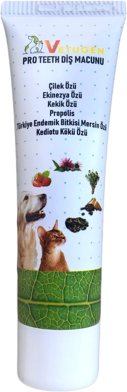 %100 DoĞal Aktİf BİleŞenlİ Vetugen Kedİ Ve KÖpek DİŞ Macunu