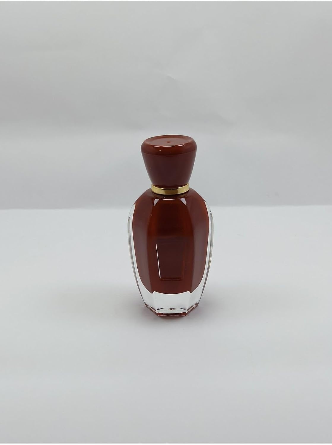 ANATOLIAN PERFUME | Empty Perfume Cologne Bottle Refillable 50ml, Gold Detailed, Brown Color