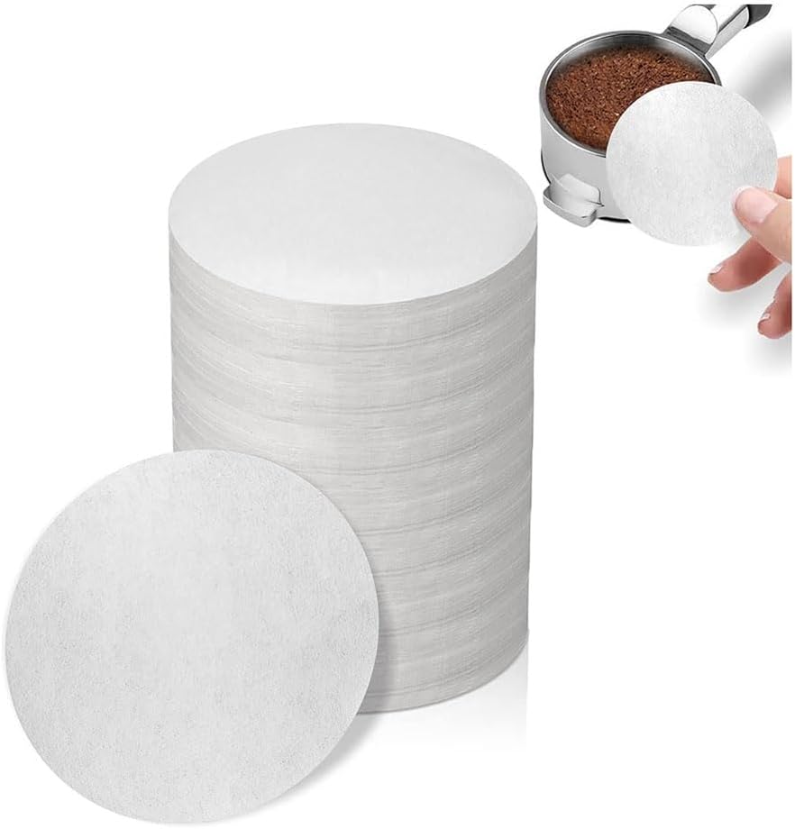 Chsy Espresso Filter Paper 58mm-800 Pcs Unbleached Coffee Paper Filter for Espresso Machine - Porta Filter, Espresso Filter