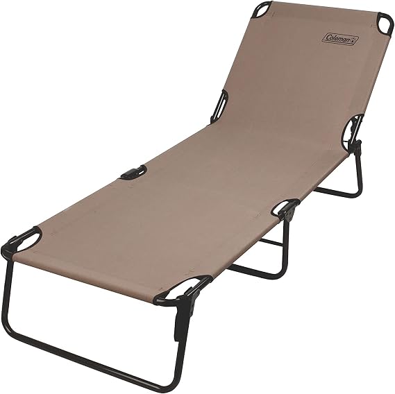 Coleman Cot / Lounger 76 x 25 x 12.8 inches 193.8 x 64 x 32.5 cm / Weight 200 lbs 102.1 kg / Height up to 74.8 inches 190 cm