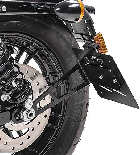 Side Mount license plate holder L compatible with Harley Davidson Sportster 883 Iron 19-20 black