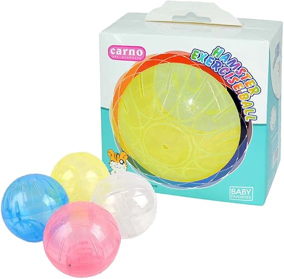 Carno Şeffaf Hamter Topu 11.5 cm (Pembe)