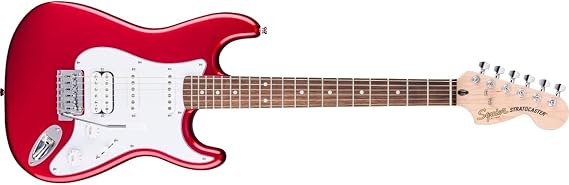 Squier by Fender Affinity Junior Strat HSS, Short Scale, Candy Apple Red
