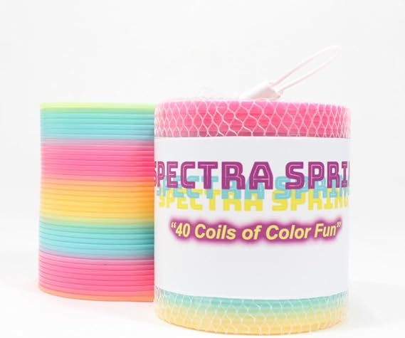 Zeekio Spectra Spring - 3.4インチ スプリング レインボー - 2パック