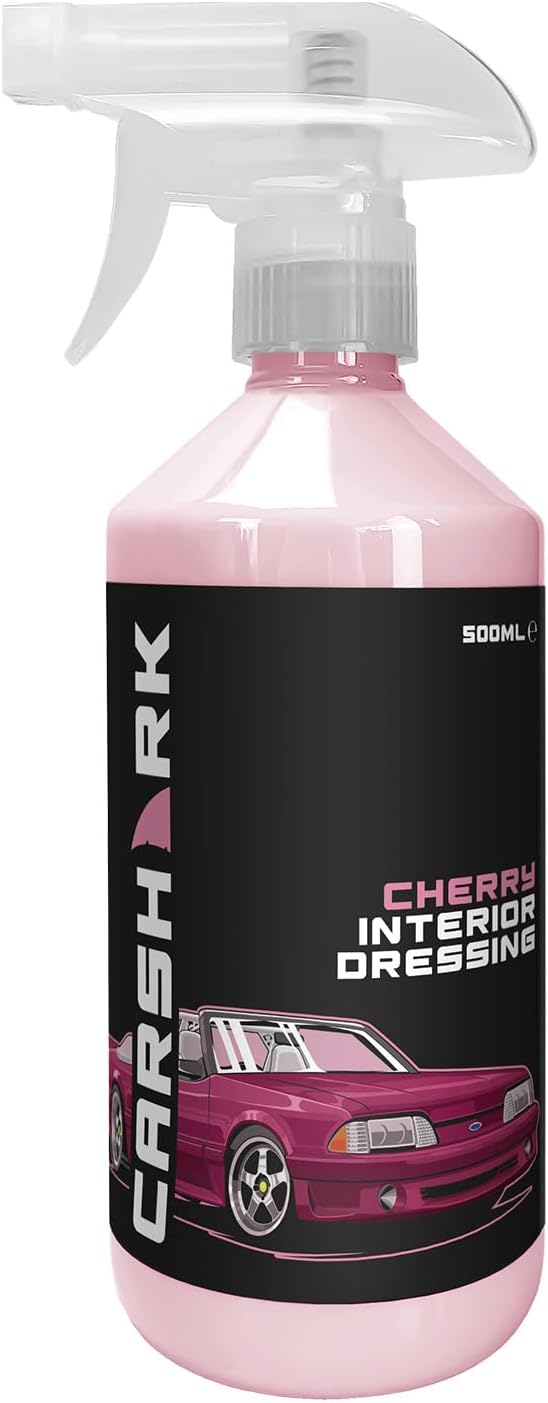 Cherry Interior Dressing 500ml Spray, Revive and Protect Vehicle's Interior Plastics and Vinyl,