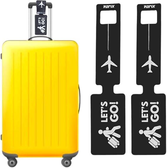 tarix Luggage tag 2 pieces (Black)
