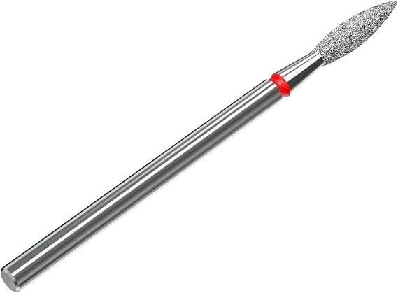 STALEKS PRO - DIAMANT BIT - Flame (red ring) I Nail clipper accessory I Manicure and pedicure bits APARATIVES I FA10R023/10 FA10R023/10