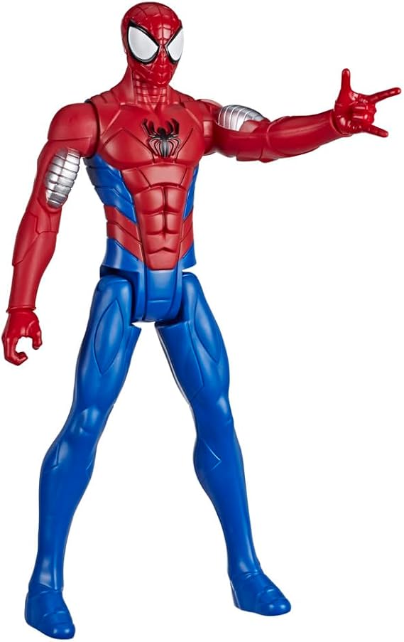 Marvel Spider-Man, Titan Hero Series Villains Armoured Spider-Man 30 cm, Scale Super Hero Action Figure Toy