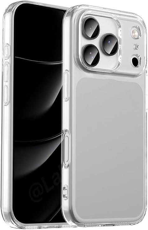 SİDE EYE Apple iPhone 18 Pro Max ve iPhone 17 Pro Max İle Uyumlu Şeffaf Esnek Darbe Emici Silikon Telefon Kılıfı Arka Kapak - Şeffaf