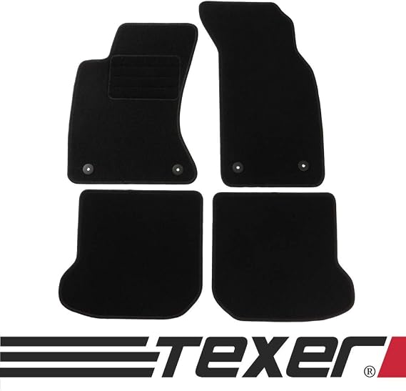 Texas Textile Floor Mats for Audi A4 B5 8D Year of Manufacture 1994-2001 Basic