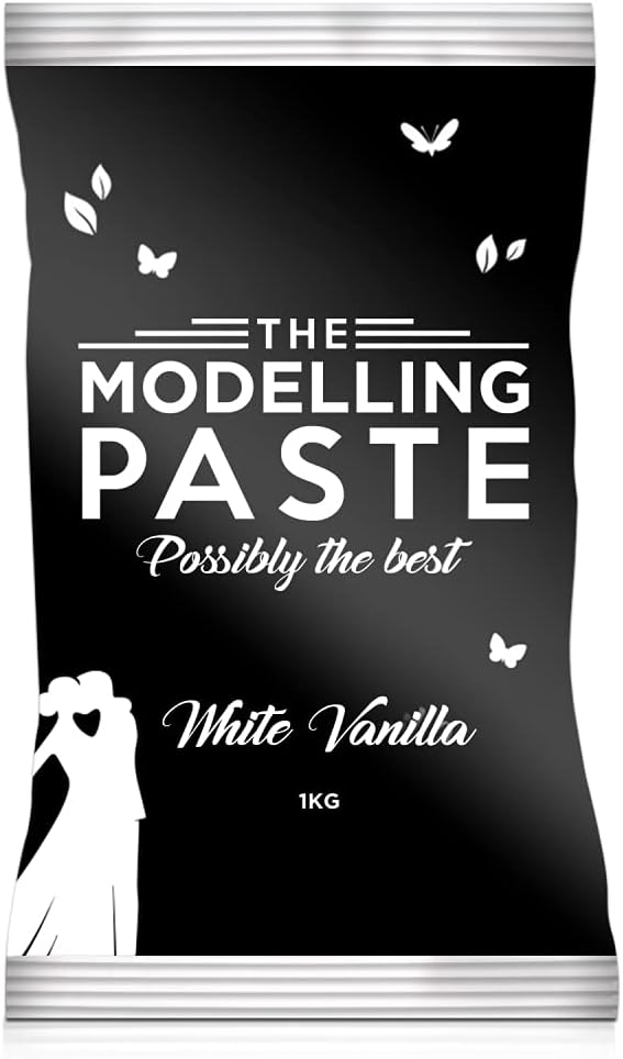 THE SUGAR PASTE Modeling Paste White: optimal for Modeling Figures, Doesn’t Tear or Break - 1 kg