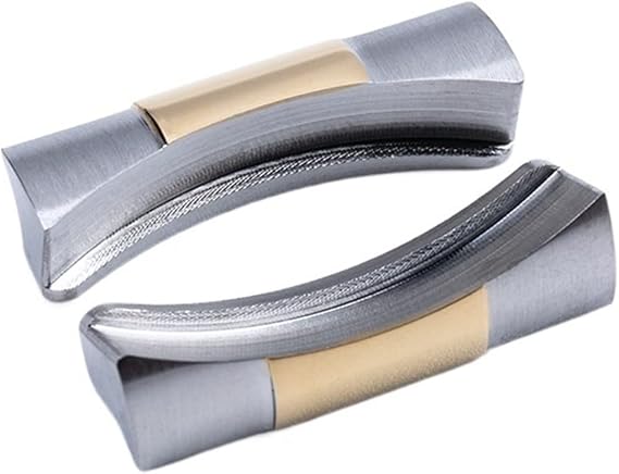 2pcs 20mm Curved End Link Endlink Just For Rolex Watchband For Submariner Watch Band Rubber Leather Strap Seamless Connection