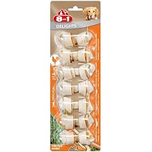 8in1 Delights Bones Düğümlü Tavuklu Köpek Kemiği XS 7 Li