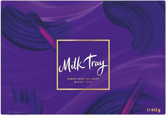 Milk Tray Chocolate Box 445g – Assorted Milk Chocolates Gift Box with Delicious Filled Centres – Chocolate Gift for Birthdays, Christmas & Special Occasions – Sharing Box