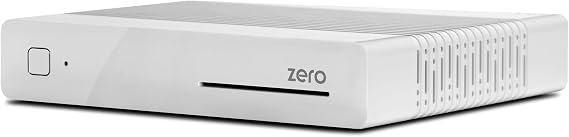 VU+ Zero WE Sat Receiver weiß Full HD 1080p – DVB-S2 Linux Receiver mit Enigma2 HDMI USB Aufnahme HbbTV Mediathek und IPTV Client lüfterloser HDTV Empfänger in elegantem Weiß