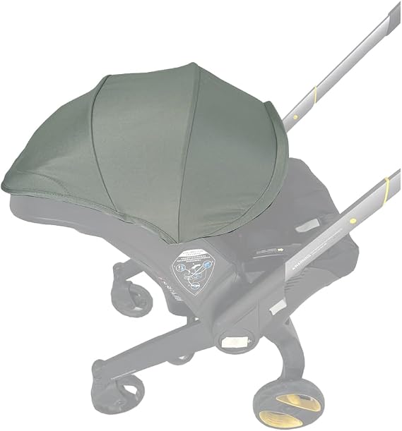 Stroller Accessories Replacement Canopy Compatible with Doona+ and Doona i Car Seats & Strollers, Larger Sunshade, Durable Fabric (Desert Green)