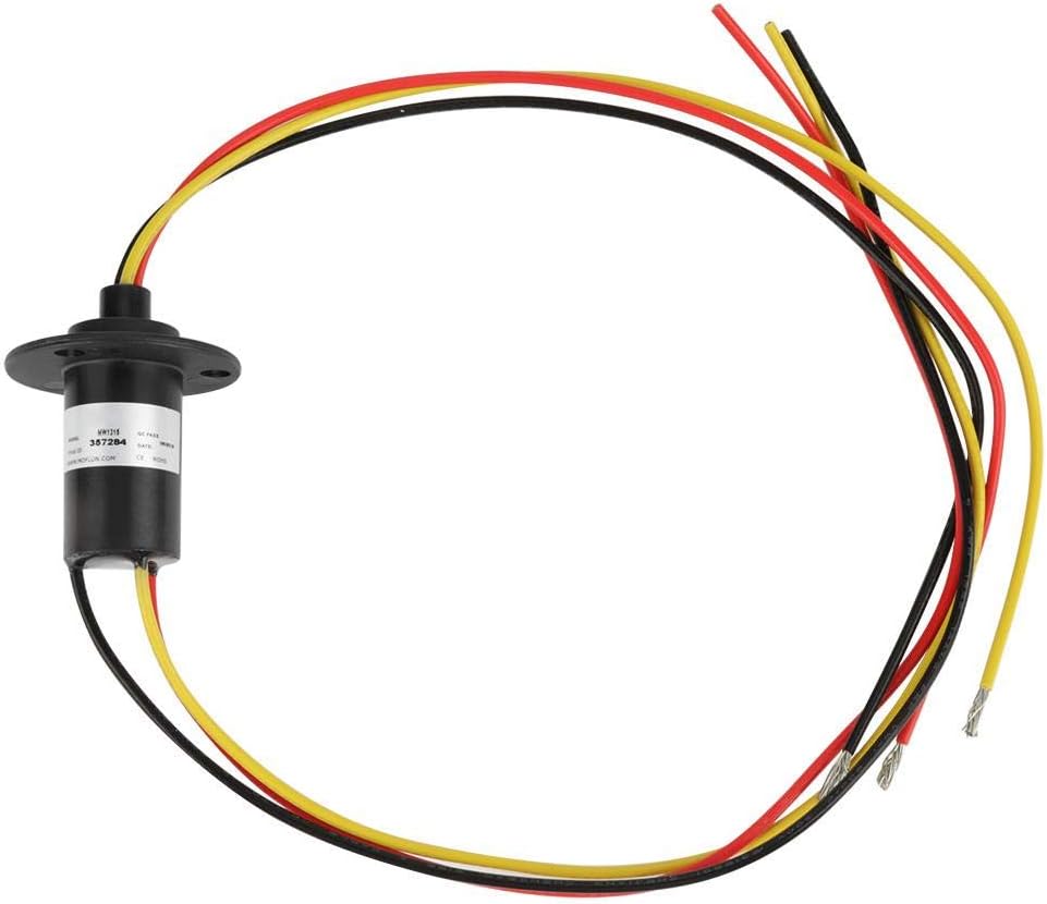 DEWIN Wind Turbine, Wind Turbine Generator 250RPM 15A Mini Slip Ring 3 Wires 0-600V for Wind Turbine Power Generator