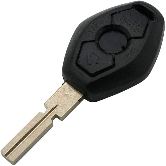 Replacement Key Shell Compatible with BMW 3 Button Keyless Entry Remote Key Case Fob HU58 Blade PG904