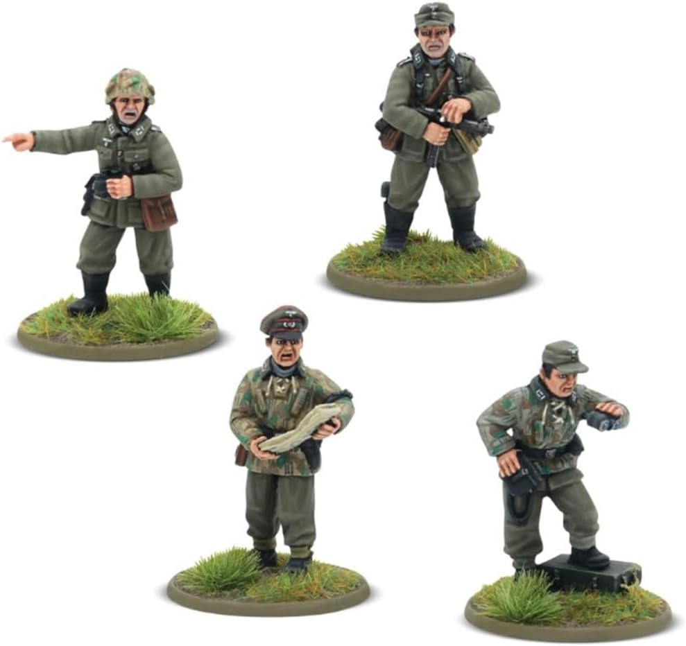 German Army Platoon Commanders - 28mm Scale Miniatures for Bolt Action Highly Detailed World War 2 Miniatures for Table-top Wargaming