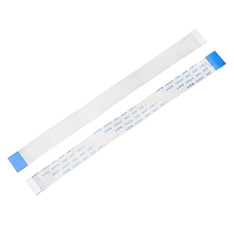 sourcing map FFC Flexible Flat Cable, 24 Pins 0.5mm Pitch 150mm 5pcs