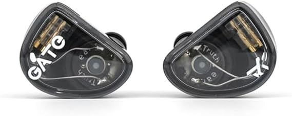 TRUTHEAR GATE Dynamic Driver In-ear Headphone 3.5mm interchangeable headphone cable Headphone (Black, Without mic)