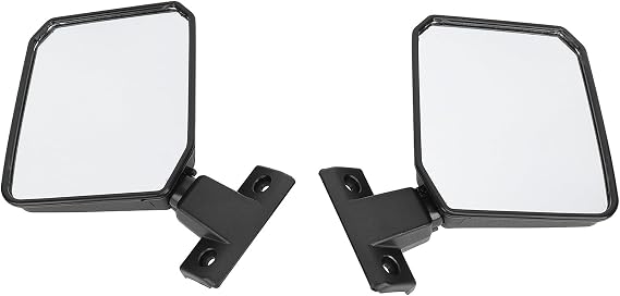 Side View Mirror Replacement, Clear Vision with Premium Materials for LandCruiser 70 75 78 Series 1985-2013 (Short Version)