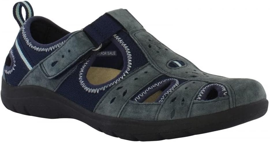Free Spirit Cleveland Womens Navy Easy Fasten Shoe