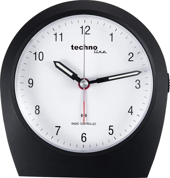 Technoline WT 758 Radio-Controlled Alarm Clock Black 11 x 5 x 11.5 cm