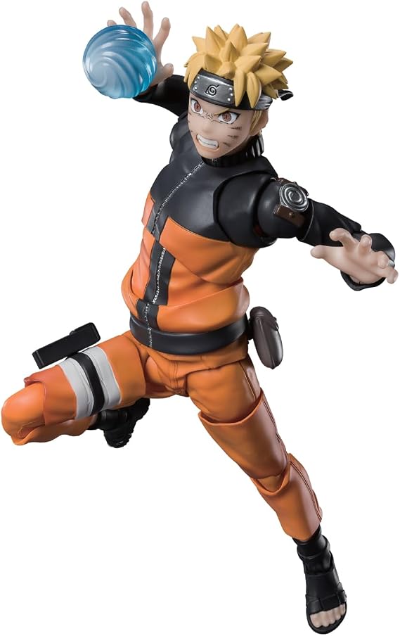TAMASHII NATIONS S.H. Figuarts Naruto Shippuden Uzumaki Naruto - The Jinchuriki of Hope, Nine Tails - Approx. 5.7 inches 145 mm, PVC & ABS, Fully Painted Articulated Figure