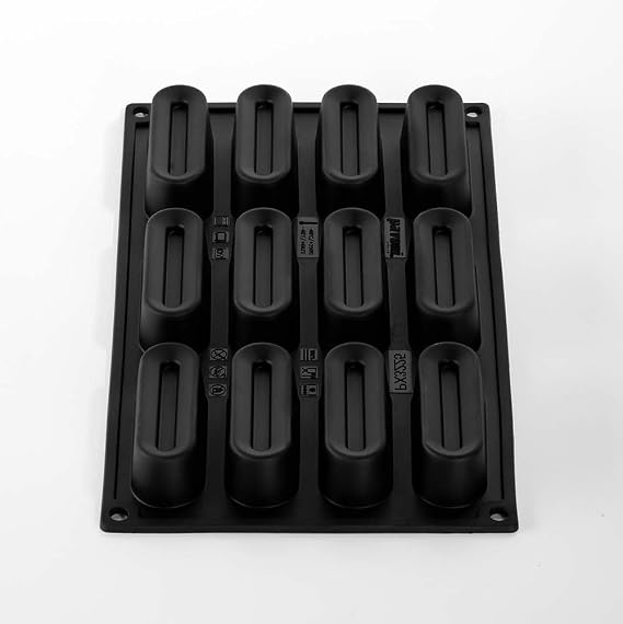 Pavoni Round40time PX3225S 3D Silicone Mould, 12 Indents 40 ml (Pack of 1)