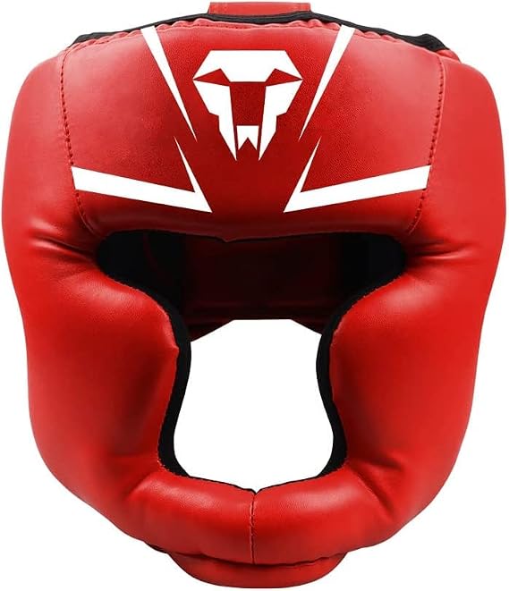 Boxing Helmet for Children Adult Shock Resistant Face Ear Protector Head Guard Helmet for Boxing MMA Training Muay Thai Kick Boxing Martial Arts Sparring