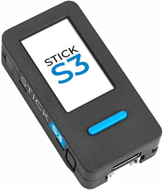 M5StickS3 - ESP32S3 Small IoT Development Kit Compact High Performance Programmable Controller for Remote Control and IoT Applications