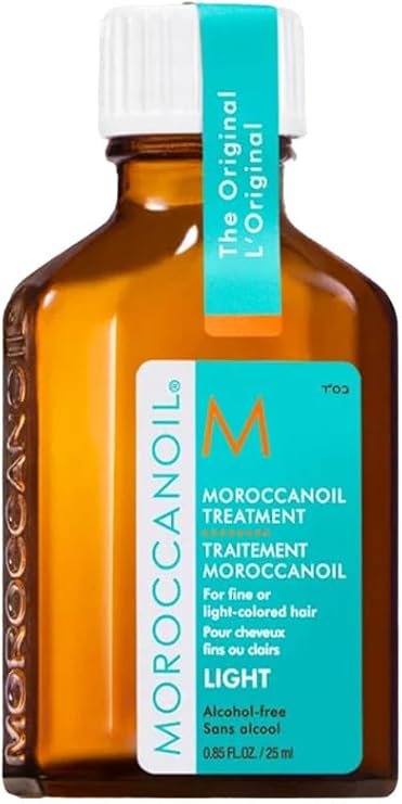 Moroccanoil Treatment Light İnce Telli veya Açık Renkli Saçlar için Hafif Bakım Yağı Cam Şişe 25 ml