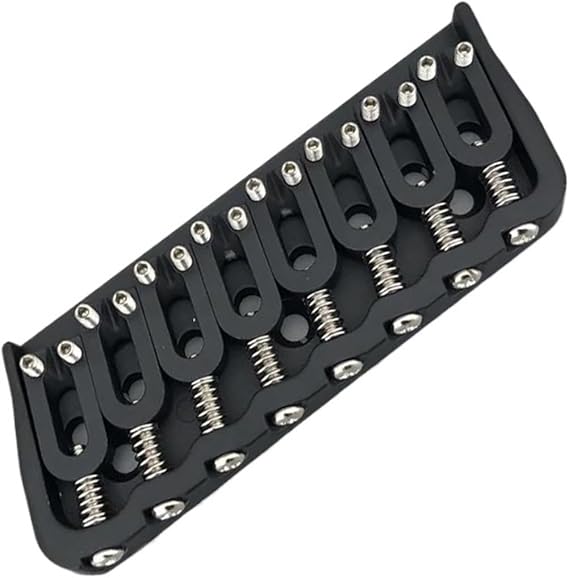Guitar Replacement Bridge Parts 8 String Multiscale Guitar Bridge Guitar Accessories Black