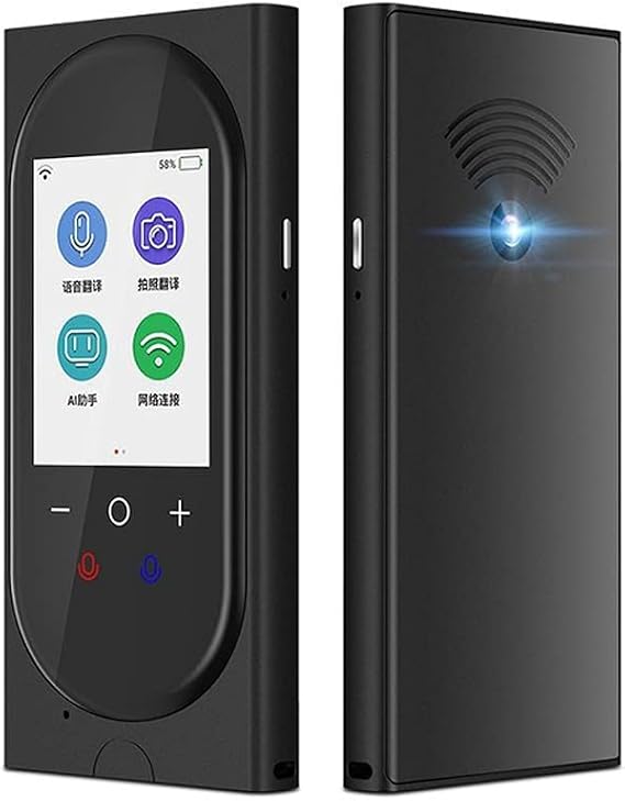T10 Smart Offline Translator Multi-Language Simultaneous Translation and Photo Translator,black
