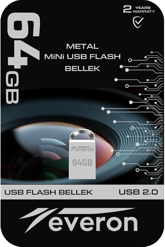 Everon 64gb Metal Usb Mini Flash Bellek