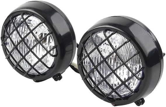 Motorcycle Headlight Light Front Head Light Lamp Headlight For Quad Bike ATV Dune Bu&ggy 70/110/125/150/150cc 4 Wheeler For Banshee 87-2006 2PCS