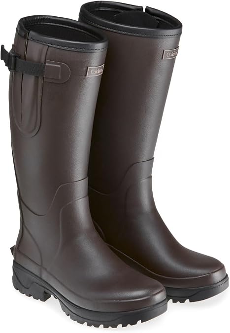 Westfield II Wellingtons - Waterproof Neoprene Lined Natural Rubber Outdoor Boots – Adjustable Gusset – Unisex Fit